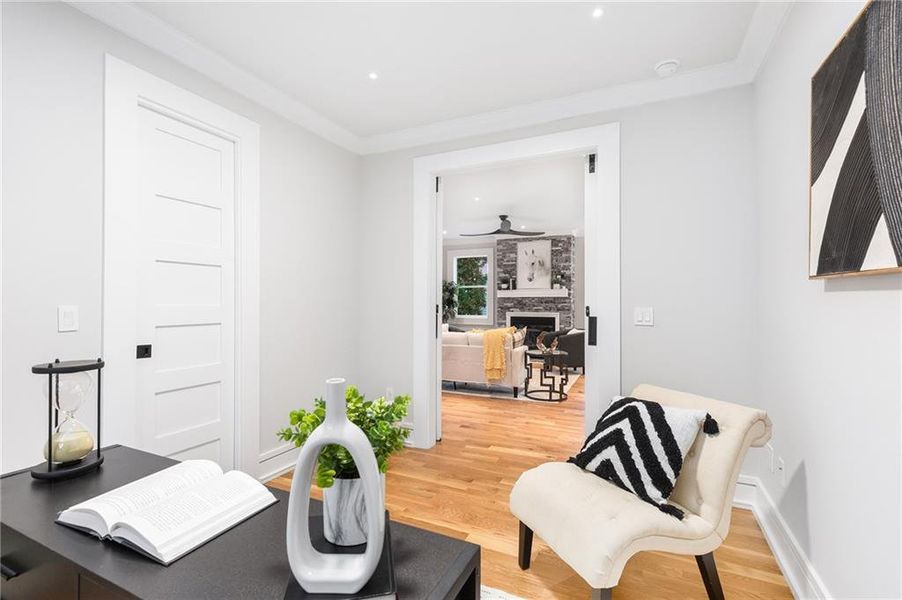 Furnished interior view inside a new home in , Decatur (Image 35).