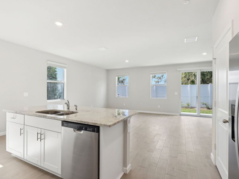 Kitchen in the Sandpiper End floorplan