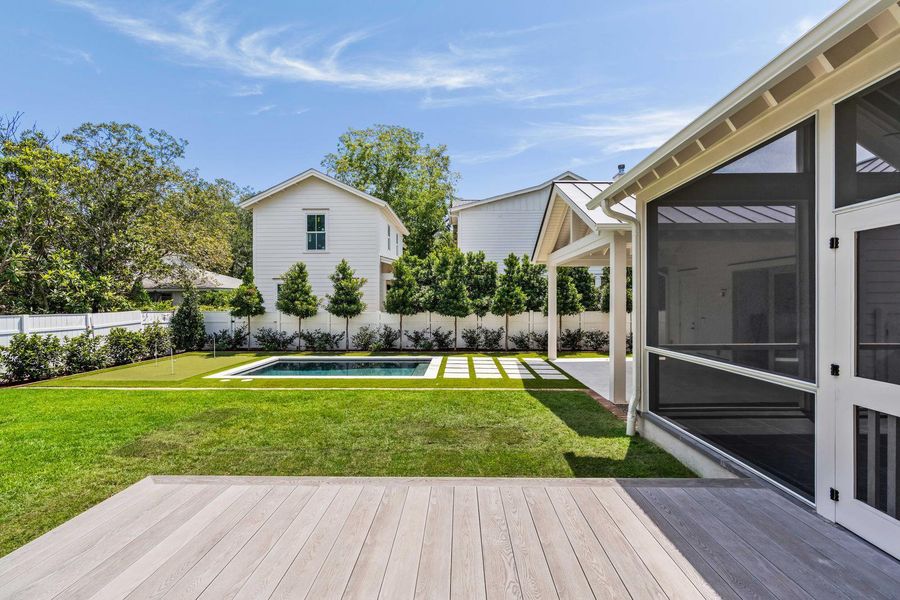 Front exterior of a new home in , Mount Pleasant, SC, highlighting curb appeal (Image 23).