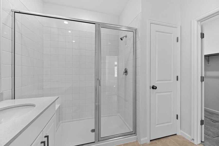 Furnished interior view inside a new home in Trailstone, Arvada (Image 9).