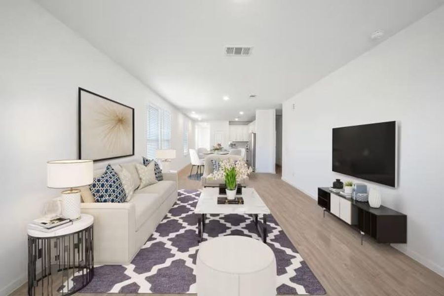 MODEL HOME images may NOT be consistent with the finished product.