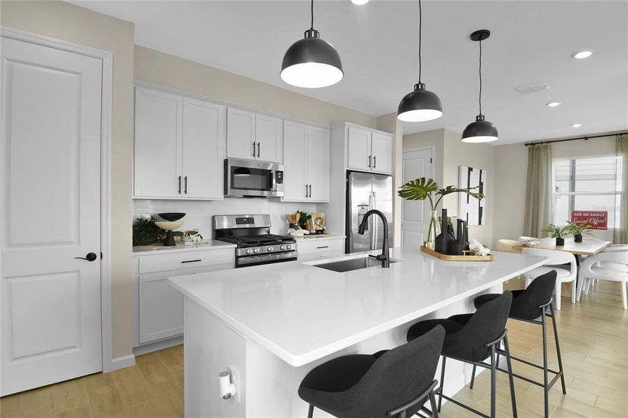 Furnished interior view inside a new home in Estates at Rivers Edge, Parrish (Image 22).