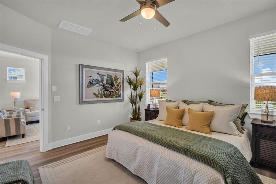 Furnished interior view inside a new home in , Hudson (Image 26).