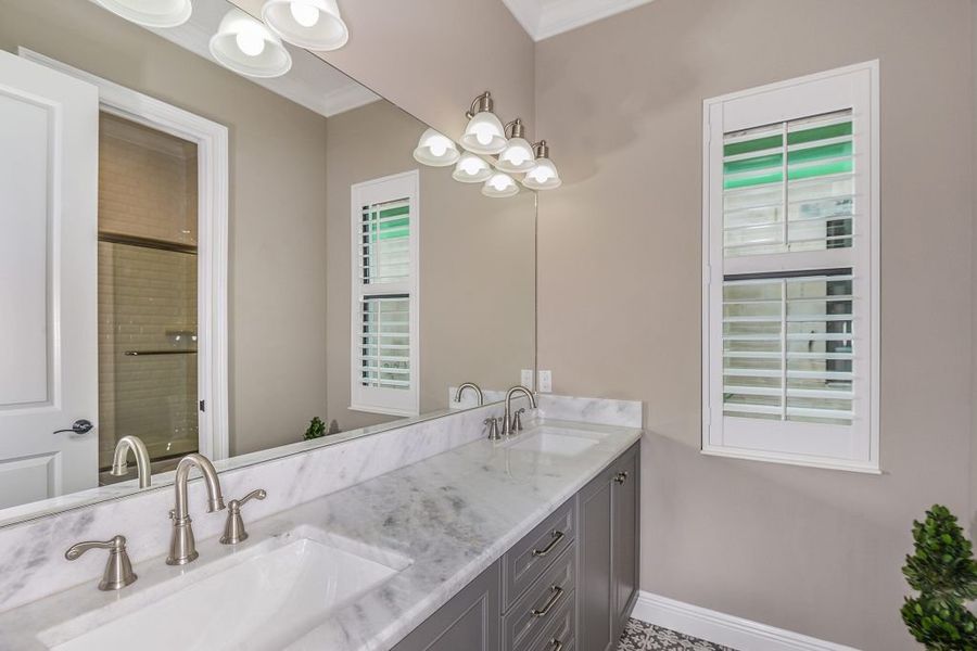 Representative furnished interior of a home built from the Carrington II by Mobley Homes in Sunset Estates, Lutz (Image 7).