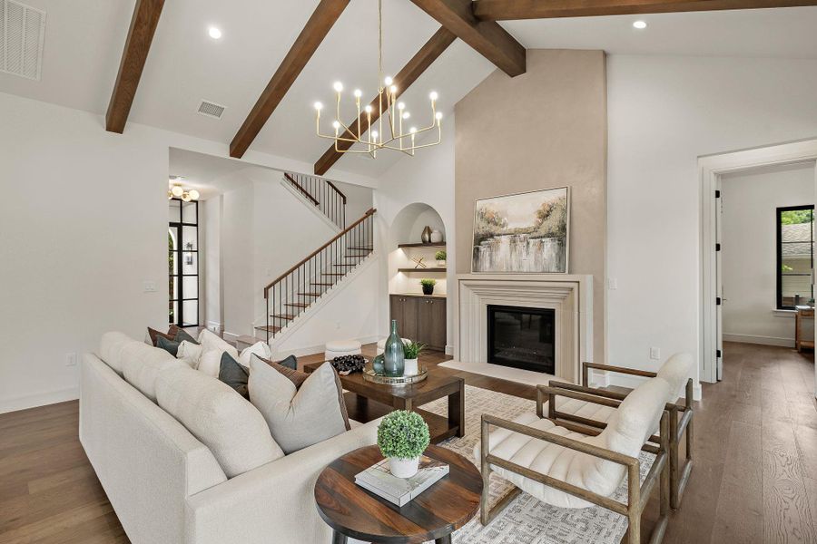 Furnished interior view inside a new home in , Austin (Image 9).