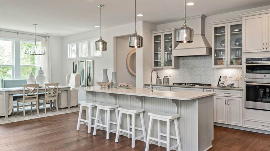 Representative furnished interior of a home built from the London by Taylor Morrison in Walden Woodlands, Huntersville (Image 4). Representative furnished interior of a home built from the London by Taylor Morrison in Walden Woodlands, Huntersville (Image 4).