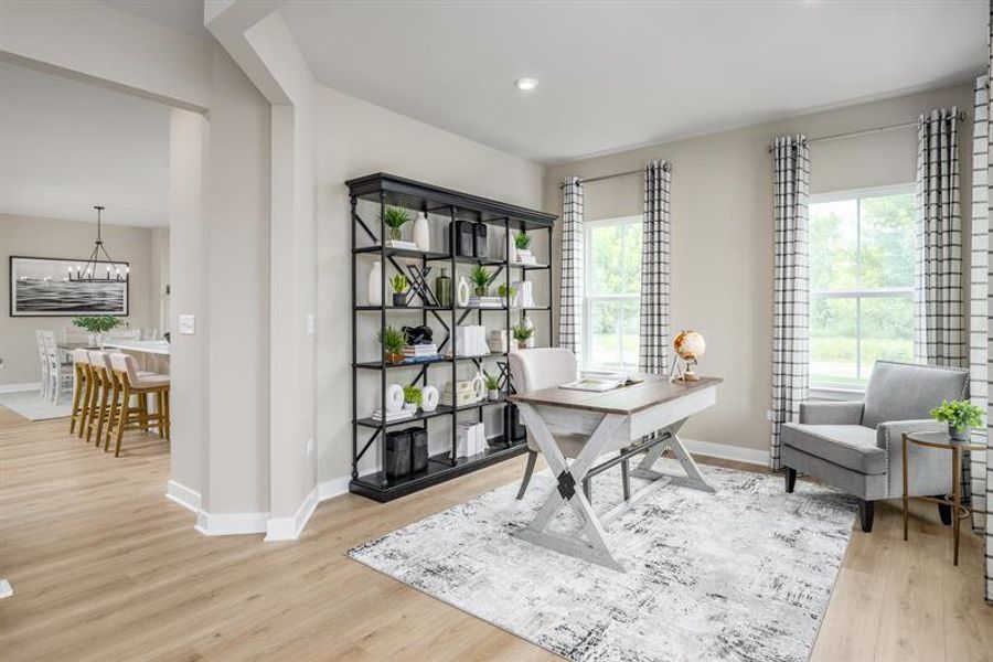 Representative furnished interior of a home built from the Robert Frost by Ryan Homes in Fost, Moyock (Image 14). Representative furnished interior of a home built from the Robert Frost by Ryan Homes in Fost, Moyock (Image 14).