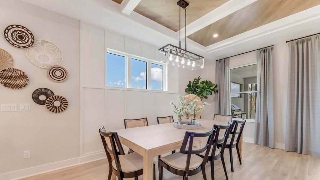Jade Model Home | Dining Room - Model shown is from sister community Jade Model Home | Dining Room - Model shown is from sister community
