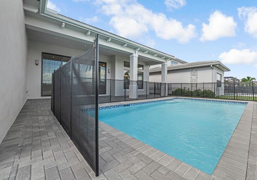 Furnished interior view inside a new home in Apex at Avenir, Palm Beach Gardens (Image 11). Furnished interior view inside a new home in Apex at Avenir, Palm Beach Gardens (Image 11).