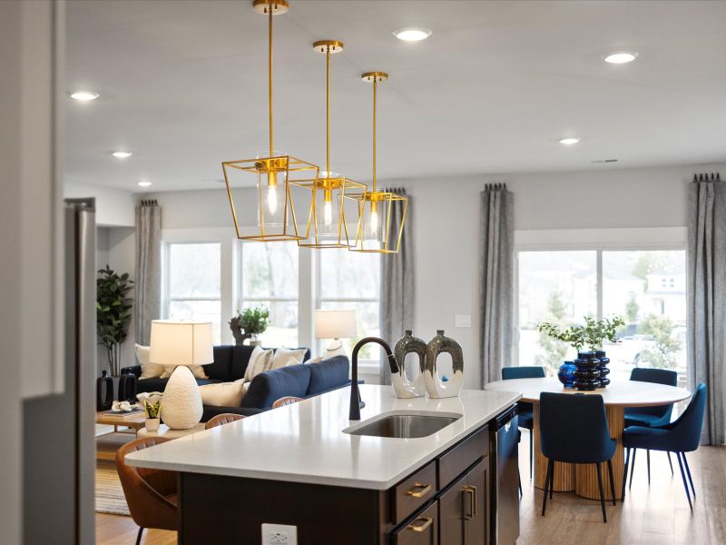 Furnished interior view inside a new home in Cedar Shoals - Signature Collection, Piedmont (Image 3).