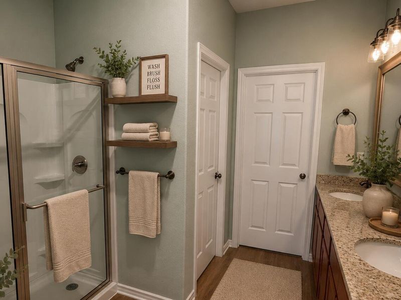 Furnished interior view inside a new home in , Lovelady (Image 5).