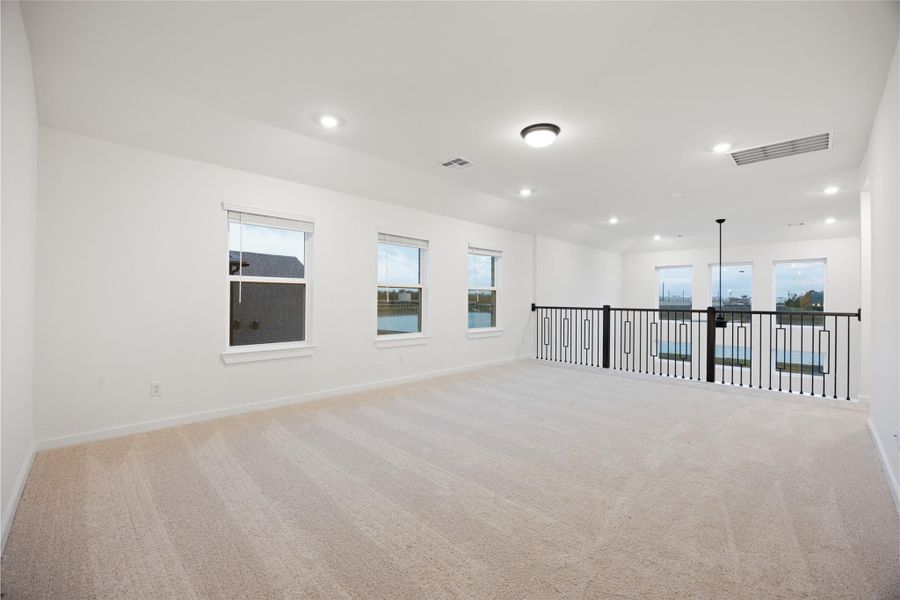 Huge upstairs flex space. The possibilities are endless Huge upstairs flex space. The possibilities are endless