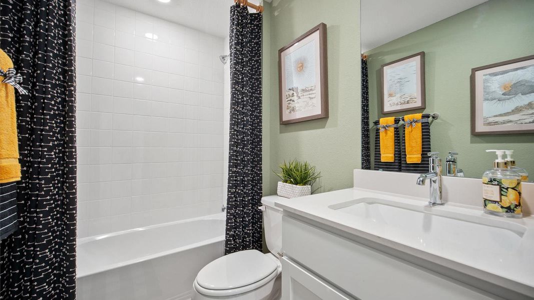 Furnished interior view inside a new home in Trails at Wildhorse, Austin (Image 15). Furnished interior view inside a new home in Trails at Wildhorse, Austin (Image 15).