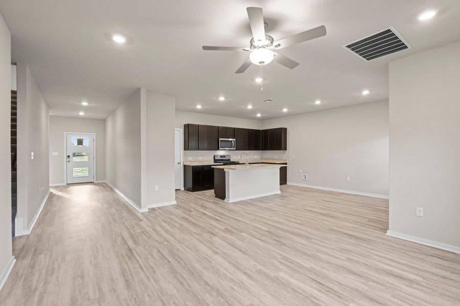 From Family Room to Open Concept Kitchen