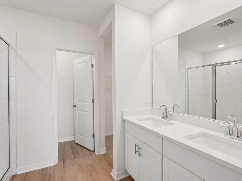 Furnished interior view inside a new home in The Reserve at Van Oaks, Auburndale (Image 3).
