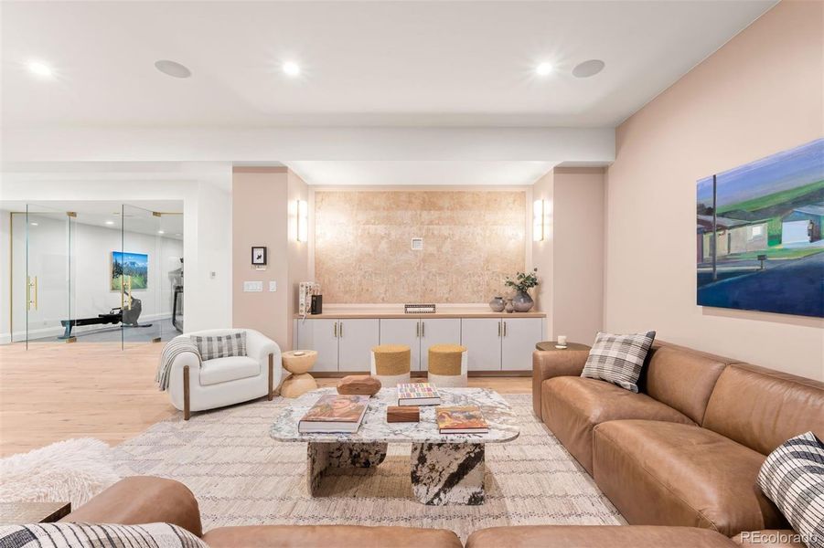 Furnished interior view inside a new home in , Denver (Image 16). Furnished interior view inside a new home in , Denver (Image 16).