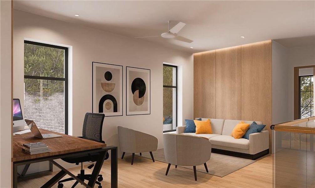 Furnished interior view inside a new home in , College Park (Image 19).