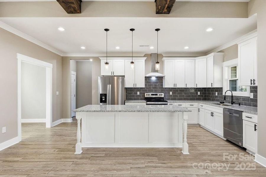 Furnished interior view inside a new home in , Hendersonville (Image 16).
