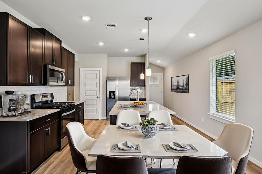 Photo is not of the actual home, but is an inspirational photo of builder’s model home and may depict options, furnishings, and/or decorator features that are not included