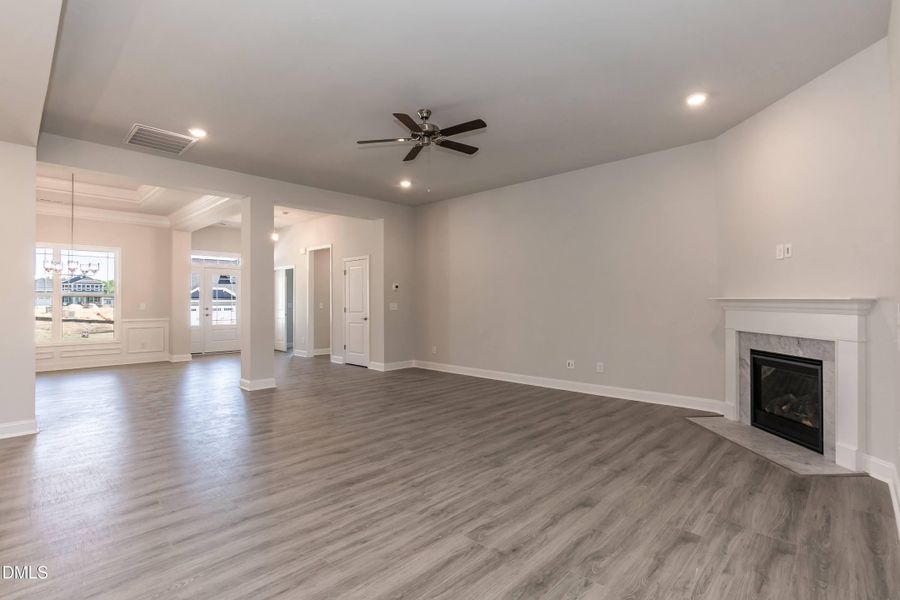Spacious, unfurnished interior of a new home in Kelly Farms, Lillington (Image 13). Spacious, unfurnished interior of a new home in Kelly Farms, Lillington (Image 13).