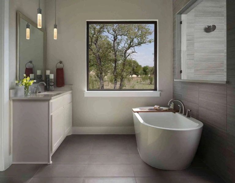 Representative furnished interior of a home built from the Harding by GFO Home in Bluffview Reserve, Leander (Image 8). Representative furnished interior of a home built from the Harding by GFO Home in Bluffview Reserve, Leander (Image 8).