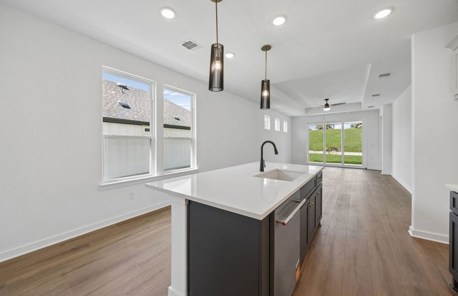 Furnished interior view inside a new home in Sun City Texas, Georgetown (Image 12).