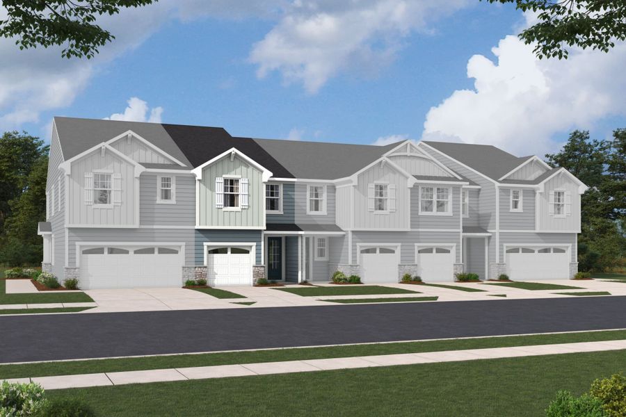 Representative exterior photo of a completed home built from the Aurora by Mattamy Homes in Stonesummit at Reedy Creek, Charlotte, NC (Image 23). Representative exterior photo of a completed home built from the Aurora by Mattamy Homes in Stonesummit at Reedy Creek, Charlotte, NC (Image 23).