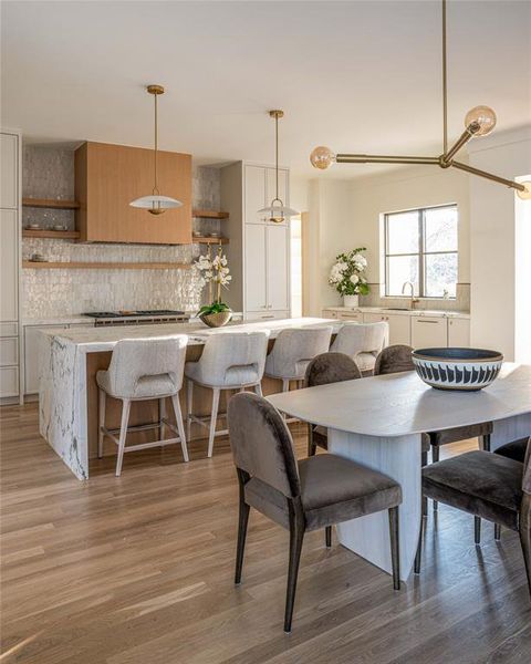 Furnished interior view inside a new home in , Dallas (Image 12).