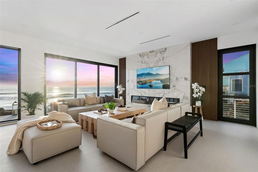 Furnished interior view inside a new home in , New Smyrna Beach (Image 9).