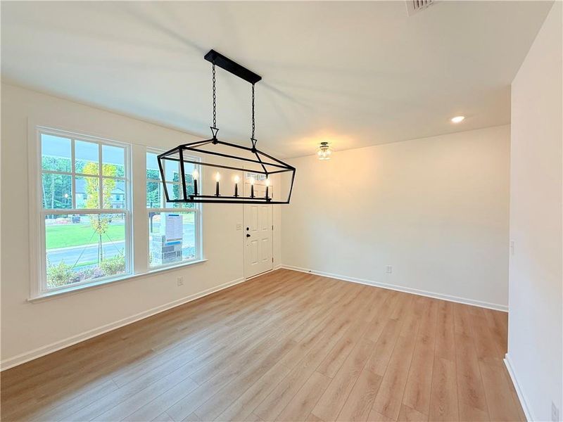 Spacious, unfurnished interior of a new home in Creekside, Dawsonville (Image 23). Spacious, unfurnished interior of a new home in Creekside, Dawsonville (Image 23).