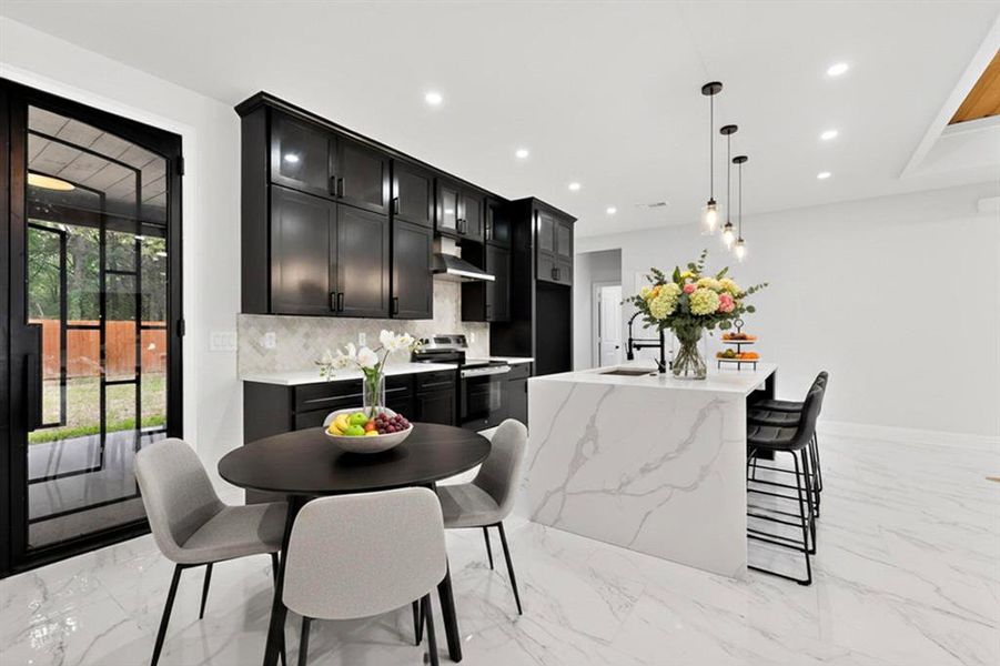Furnished interior view inside a new home in , Tool (Image 6).