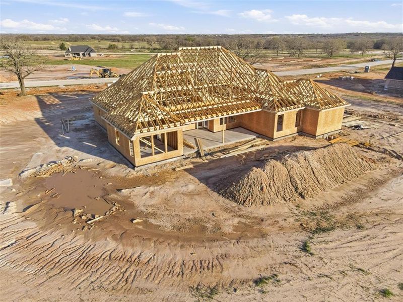 In-progress construction of a new home in , Decatur, TX (Image 6).