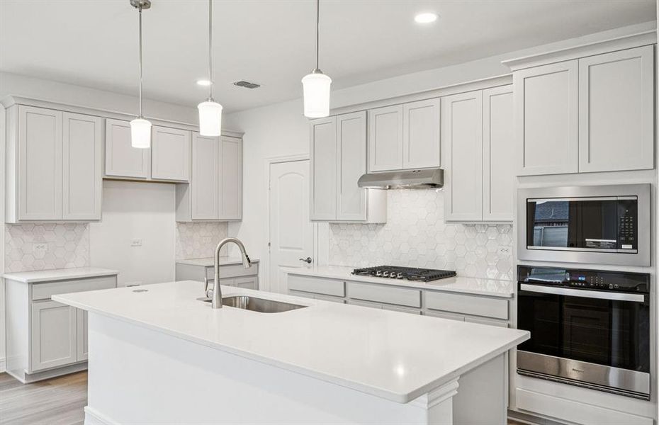 Abundant cabinet space in kitchen Abundant cabinet space in kitchen