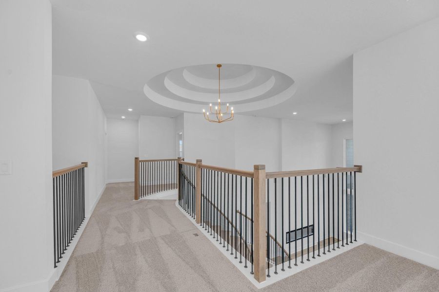 Spacious, unfurnished interior of a new home in Santa Rita Ranch - 60', Liberty Hill (Image 15). Spacious, unfurnished interior of a new home in Santa Rita Ranch - 60', Liberty Hill (Image 15).