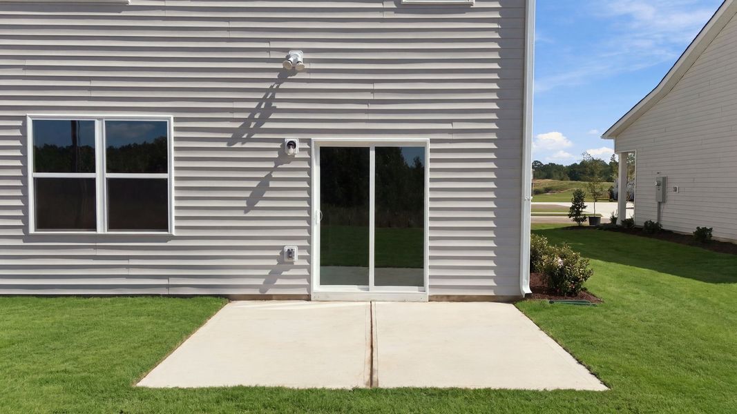 Exterior details and patio area of a home in West New Bern, New Bern (Image 19). Exterior details and patio area of a home in West New Bern, New Bern (Image 19).