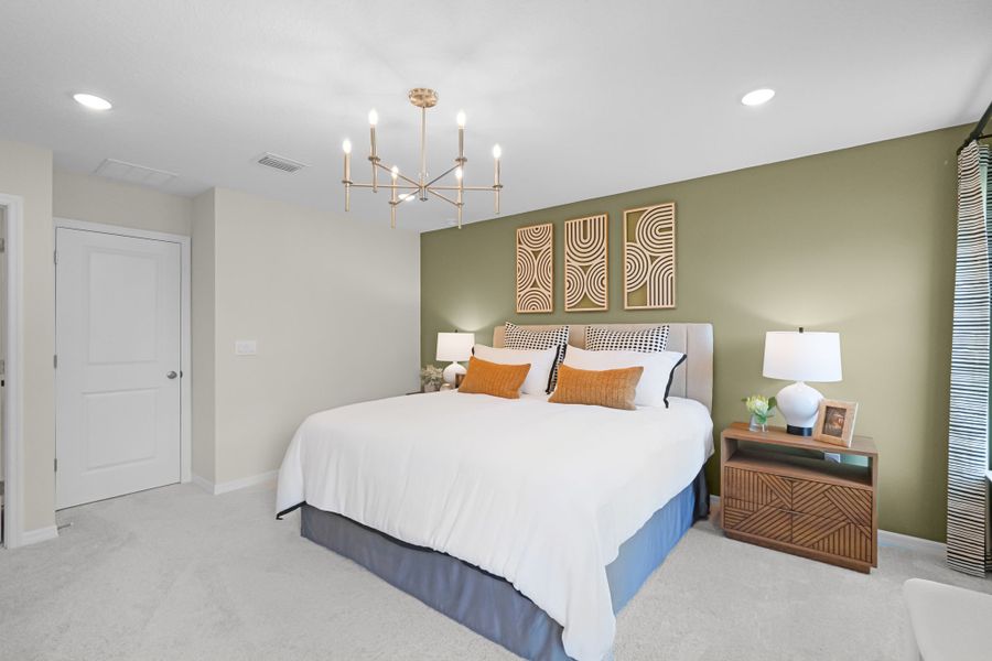 Representative furnished interior of a home built from the Malory by Hartizen Homes in Delaney Reserve, Deland (Image 25).