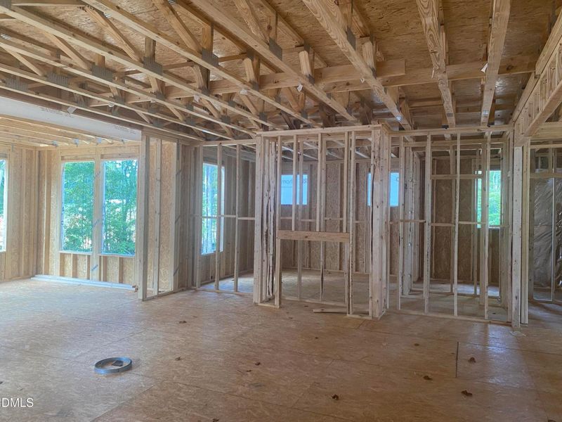In-progress construction of a new home in Laneridge Estates, Raleigh, NC (Image 27).