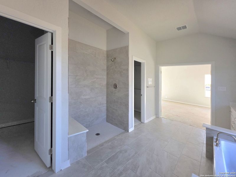 In-progress construction of a new home in The Heritage at Saddlebrook Ranch 70's, Schertz, TX (Image 24).