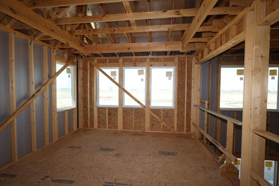 In-progress construction of a new home in Dunham Pointe, Cypress, TX (Image 22).