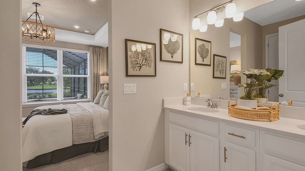 Furnished interior view inside a new home in Lochside, Mount Dora (Image 17).