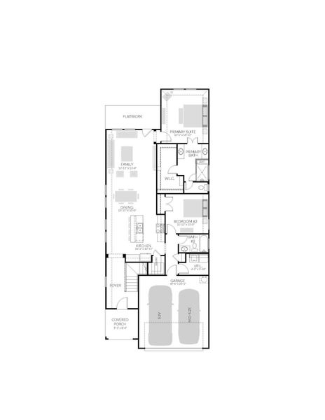 Elm floorplan - lower level