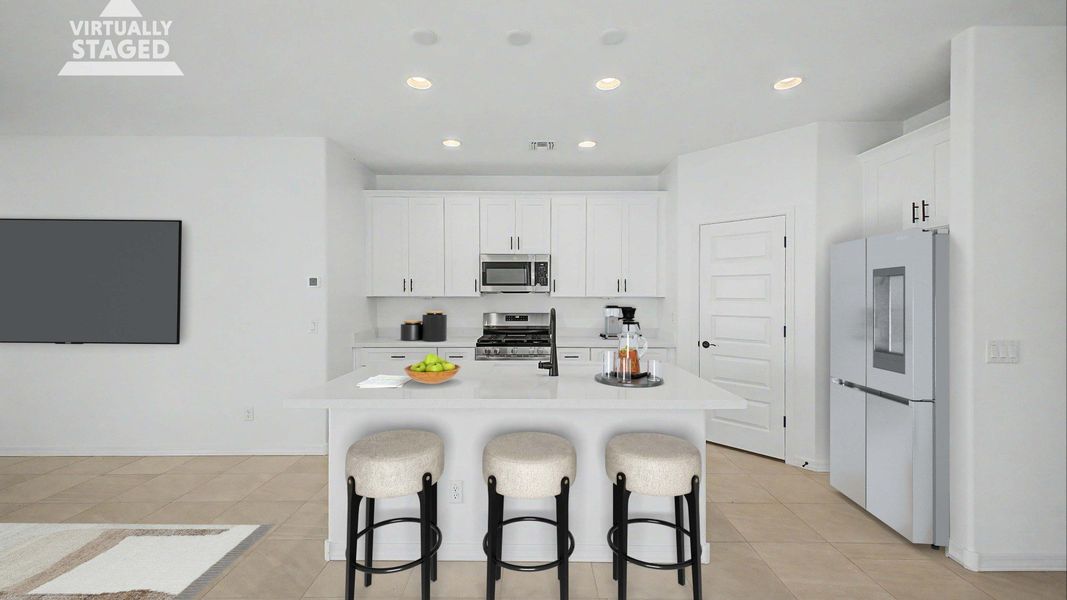 Furnished interior view inside a new home in The Lakes at Rancho El Dorado, Maricopa (Image 12).
