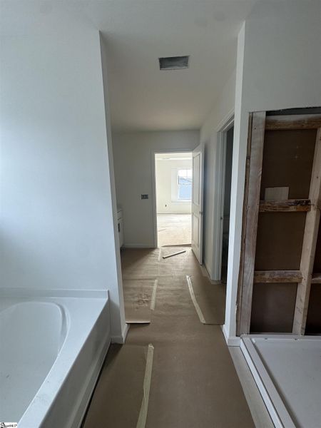 In-progress construction of a new home in Shiloh Trail, Wellford, SC (Image 27).