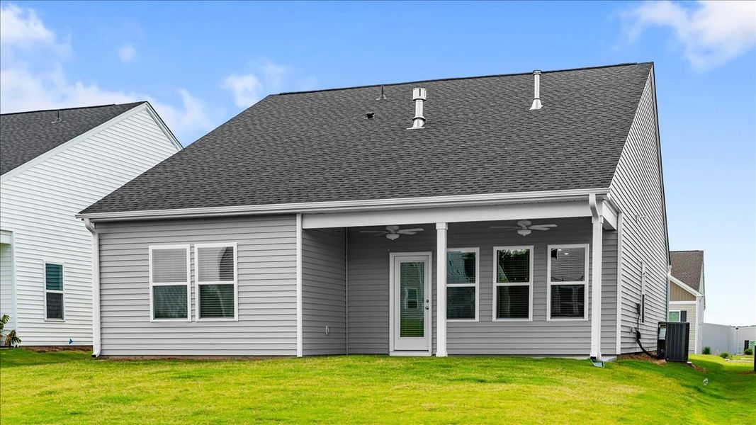 Exterior details and patio area of a home in Fieldstone, Lexington (Image 4).