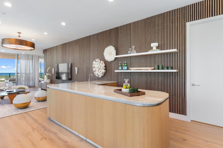 Furnished interior view inside a new home in , West Palm Beach (Image 5).