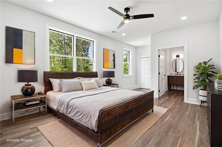 Furnished interior view inside a new home in , Acworth (Image 46).