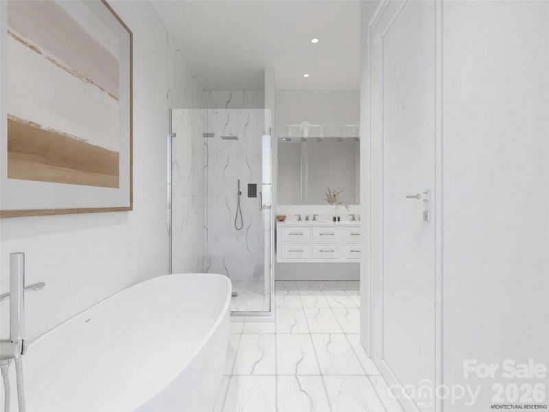 Primary Bath with Soaking Tub