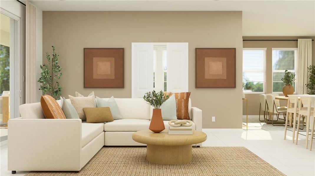 Furnished interior view inside a new home in , Groveland (Image 8).