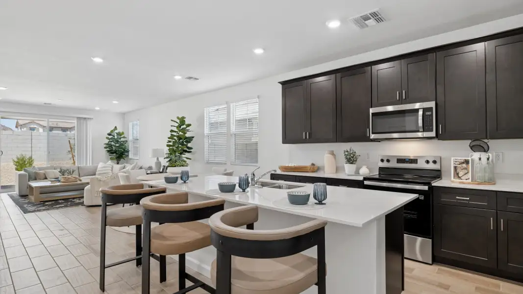 Furnished interior view inside a new home in Westpark, Buckeye (Image 7).
