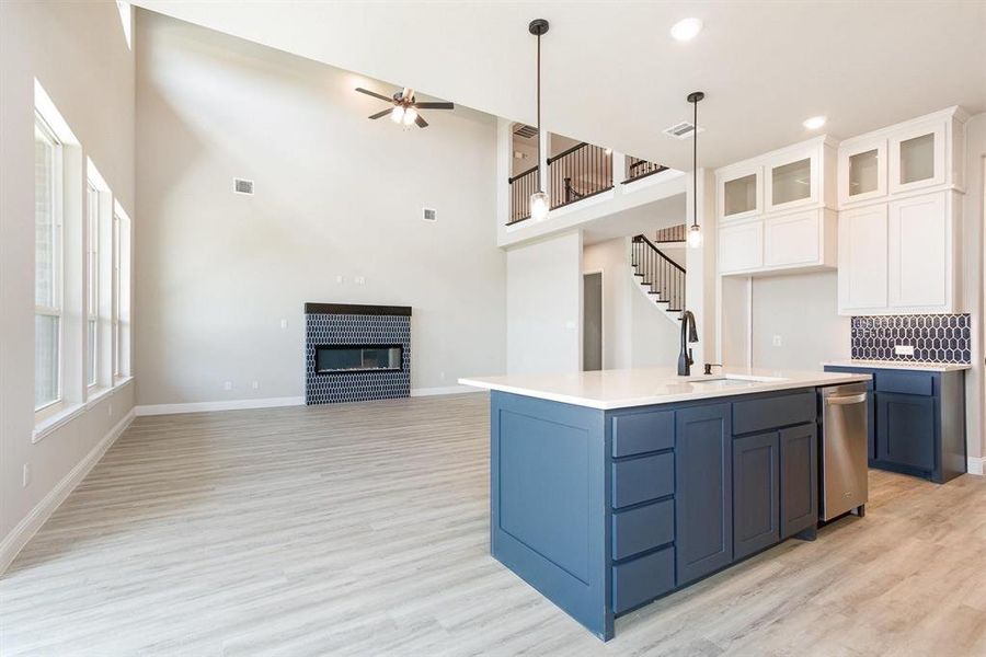 Furnished interior view inside a new home in , Prosper (Image 5).